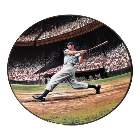 Joe DiMaggio The Streak Collectors Plate By Bradford Exchange - Picture 1 of 2